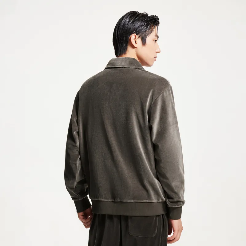 JACK JONES· Long Sleeved Sweatshirt Men's Chocolate Brown-3