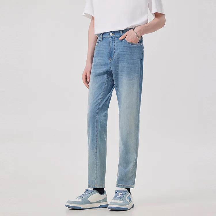 Cabbeen Jeans Men Sky Blue 37-2