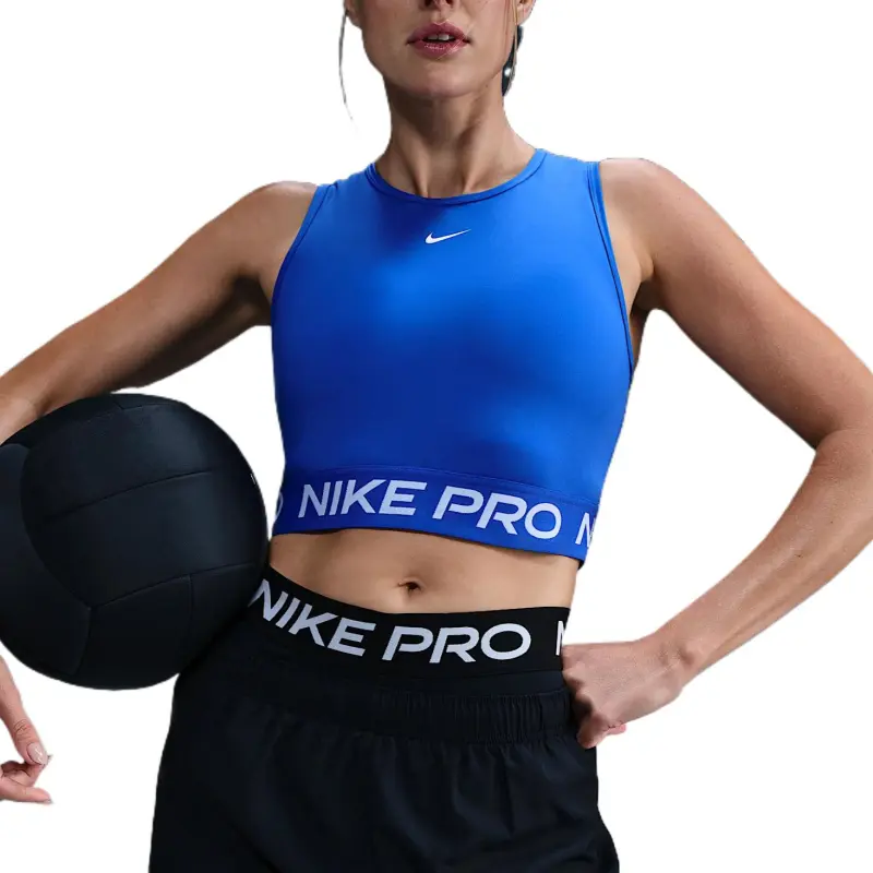 Nike Pro Women's Dri FIT Cropped Tank Top-1