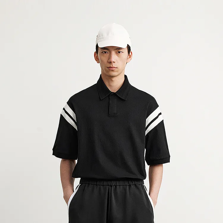 CROQUIS Polo Shirts Men 001 Jet Black-2