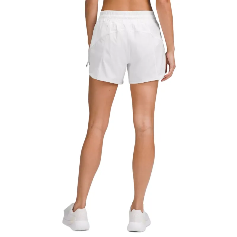 Lululemon Track That Mid Rise Lined Short Sports Shorts 5' Women's White White-1