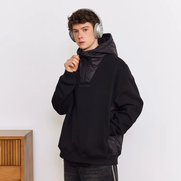 Bosieagender Sweatshirts Men Black-2