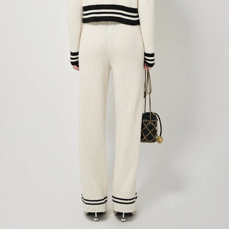 D'zzit Casual Pants Women's White-4
