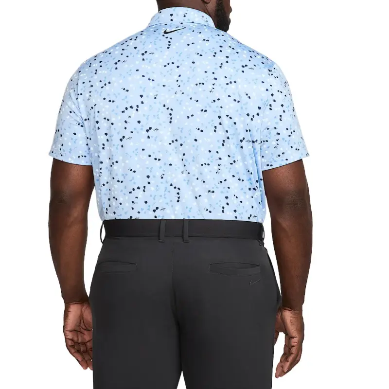 Nike Dri Fit Polo Shirt Men's Blue/Black-4