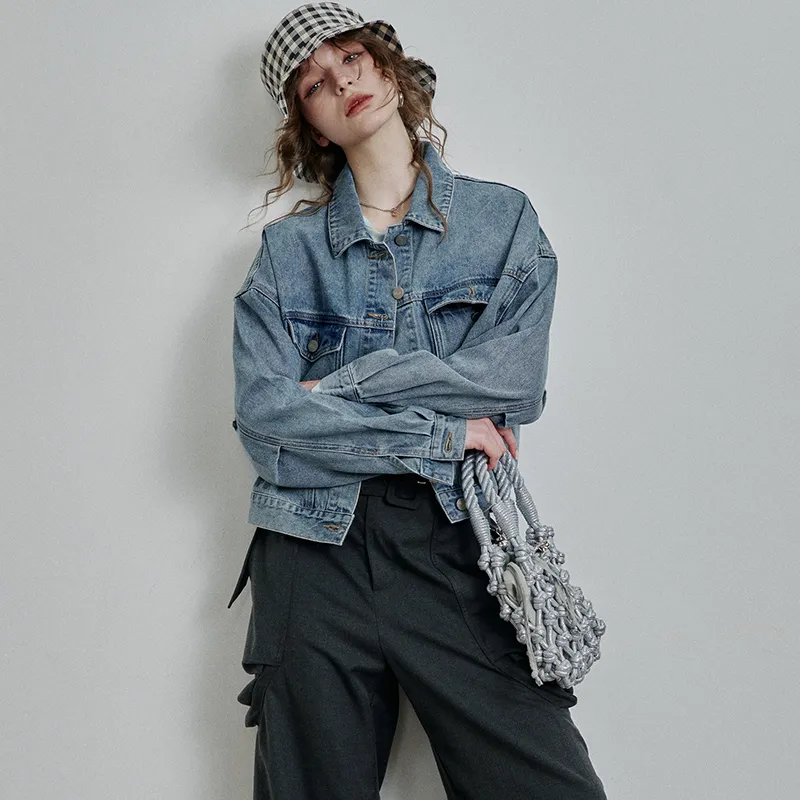 ELF SACK Denim Jackets Women's-9