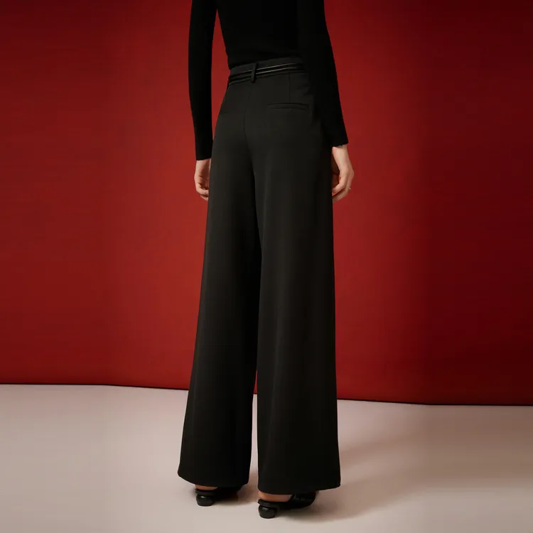 ELLE Casual Pants Women's Black-6