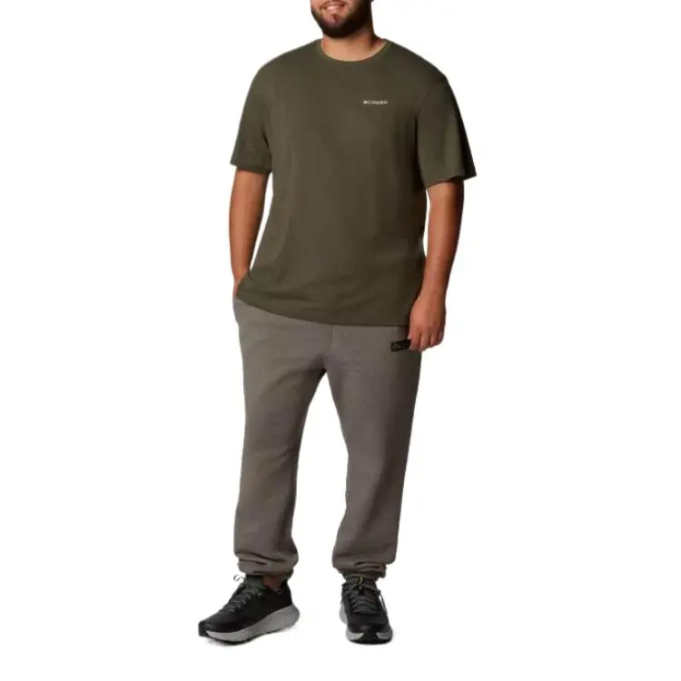 Columbia Trek Casual Pants Men's Charcoal Stone Flower-3