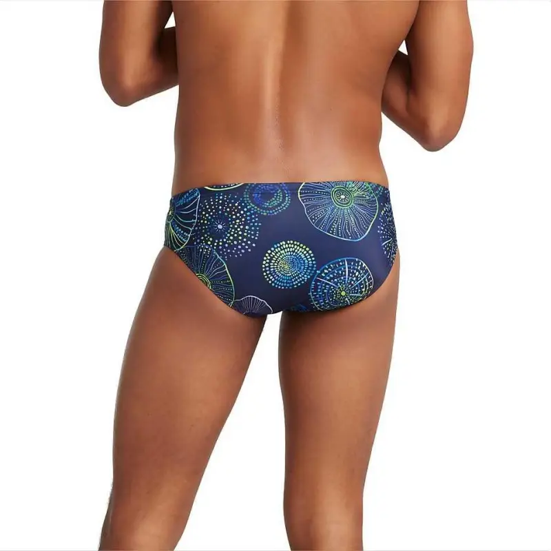 Speedo Men's Printed One Brief Cobalt Blue Swimming Shorts Men's-45