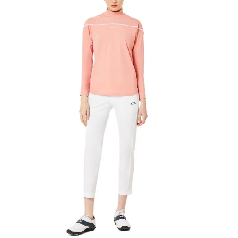Oakley Regular T Shirt Women's Coral Mud Gray Fossil-3