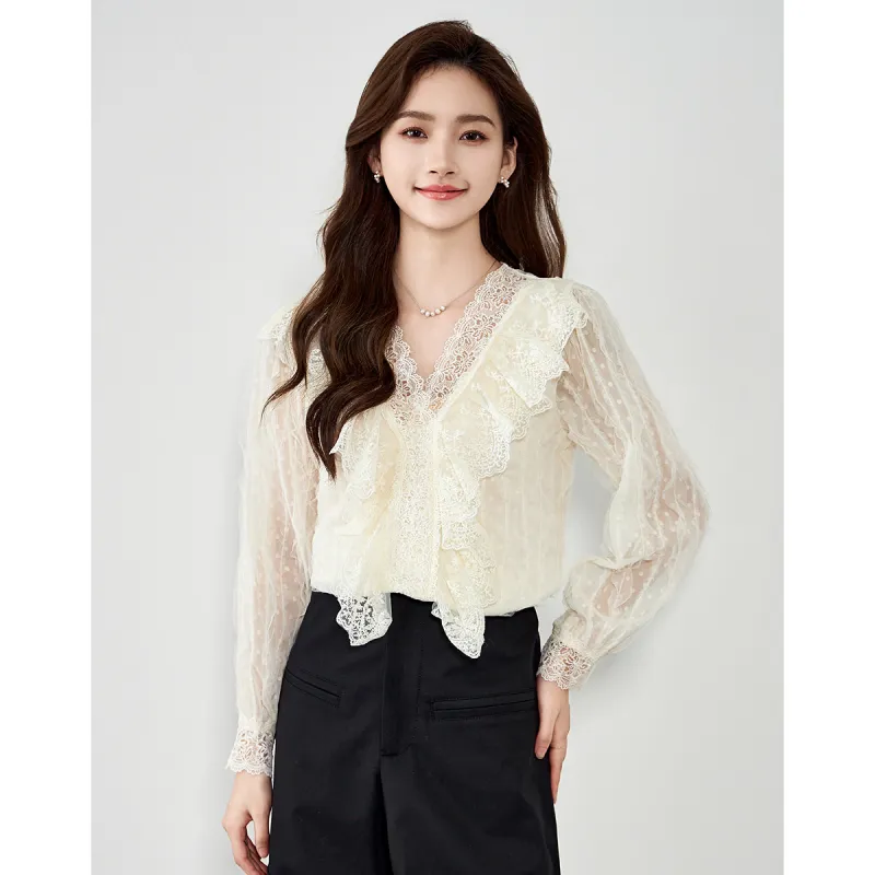 Love Elaine Shirt Women's Apricot-4