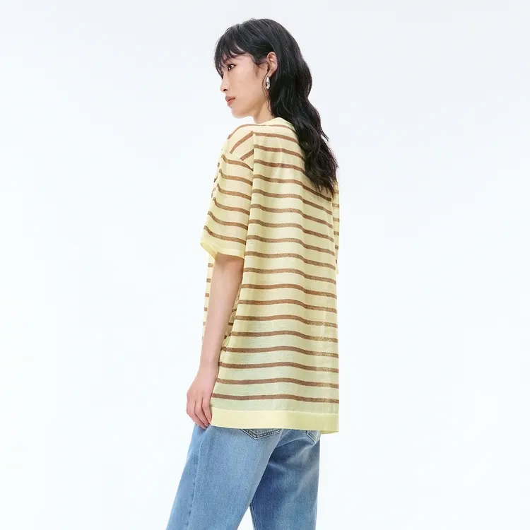 PEACEBIRD Knitwear Women's Yellow-4