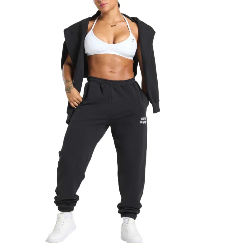 GYMSHARK Built In The Weight Room Joggers Sports Pants Women's Black-3