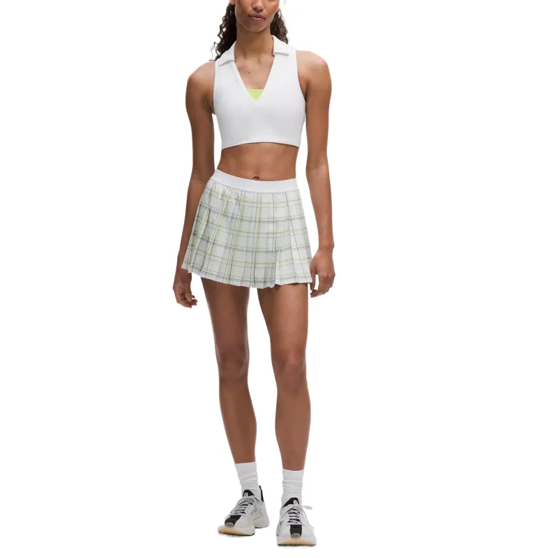 Lululemon Casual Short Skirts Women's White Multicolor Plaid-2