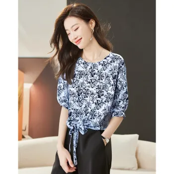 Love Elaine Shirts Women's Blue