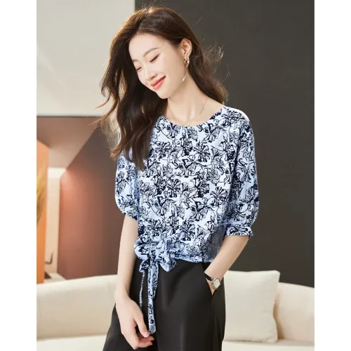 Love Elaine Shirts Women's Blue