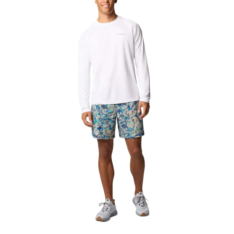 Columbia PFG Super Backcast Casual Shorts Men's Blue-3