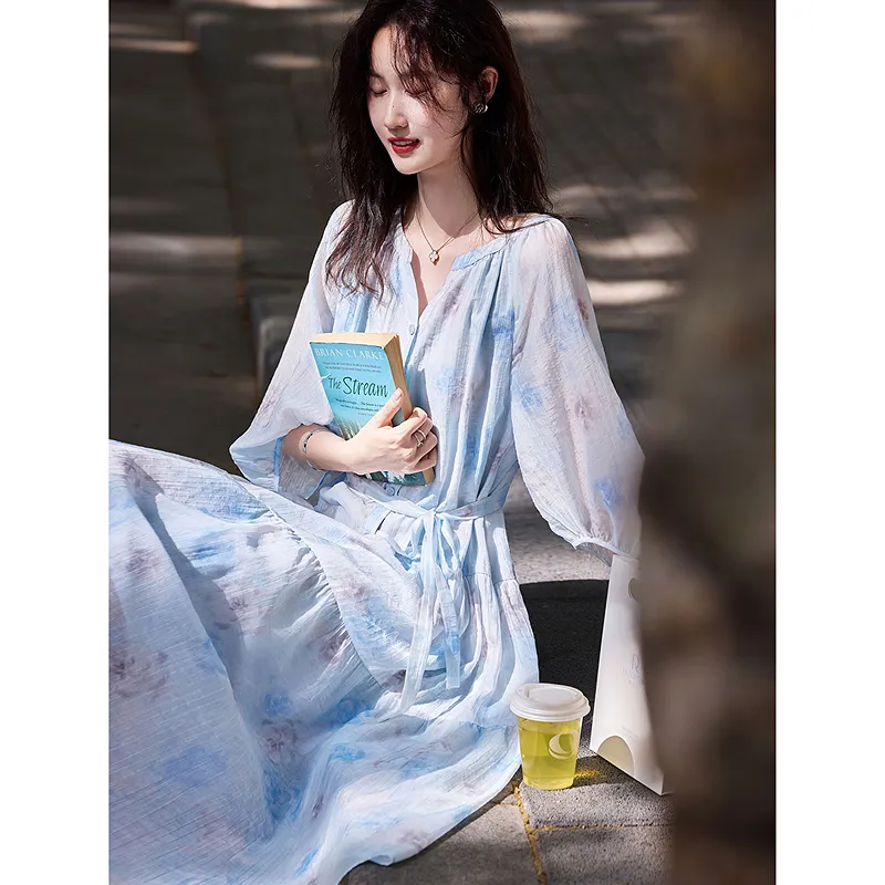 A Paradise For Awakening Short Sleeved Dress Women's-2