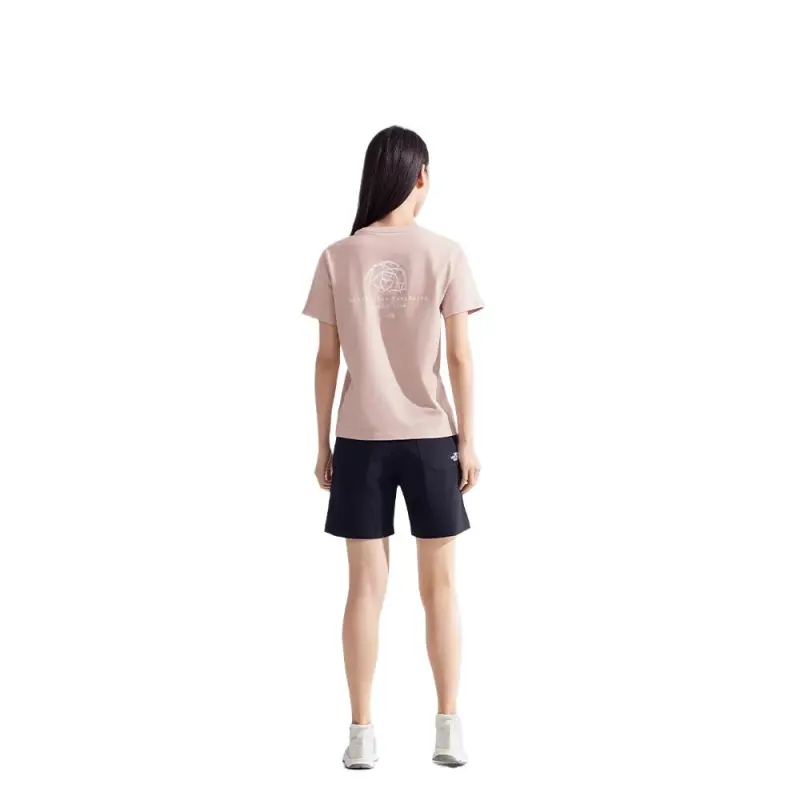 THE NORTH FACE City Outdoor Collection SS25 Regular T Shirt Women's Mist Pink-3