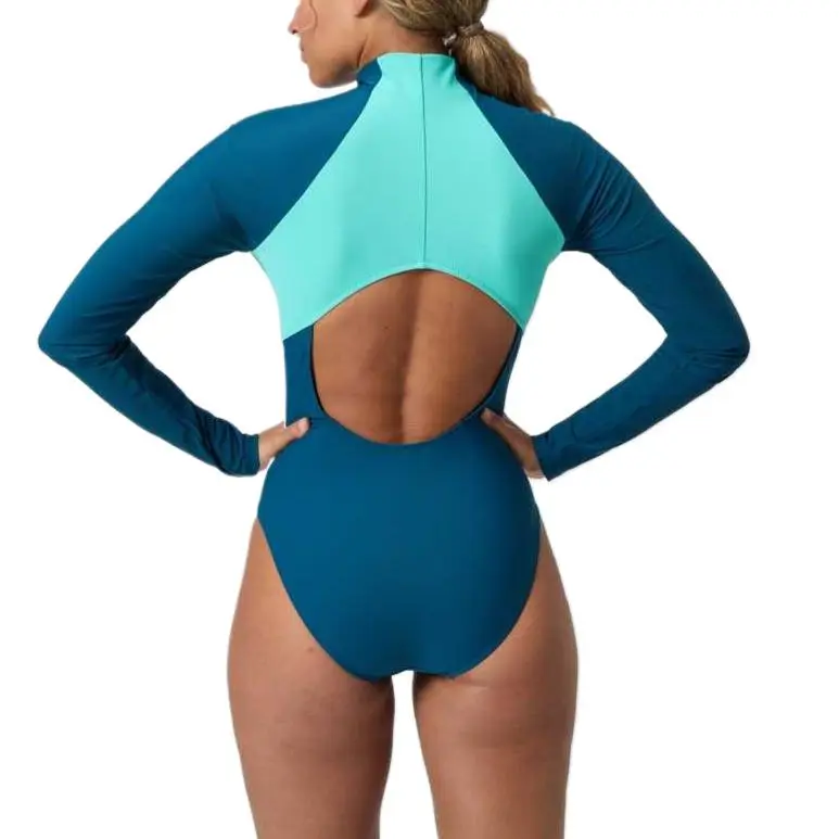 Speedo One piece Swimsuit Women's Dark Blue Green-1