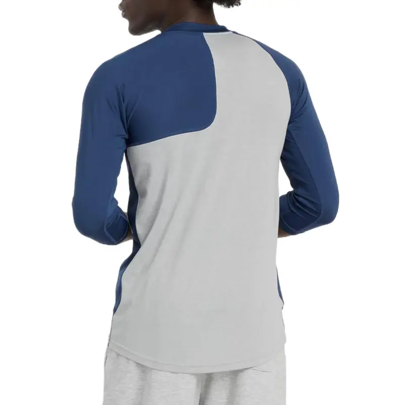 New Balance LS T Shirt Men's Gray Blue-2