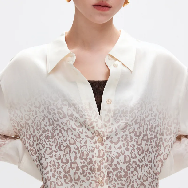 ONLY Shirt Women's Leopard Print-3