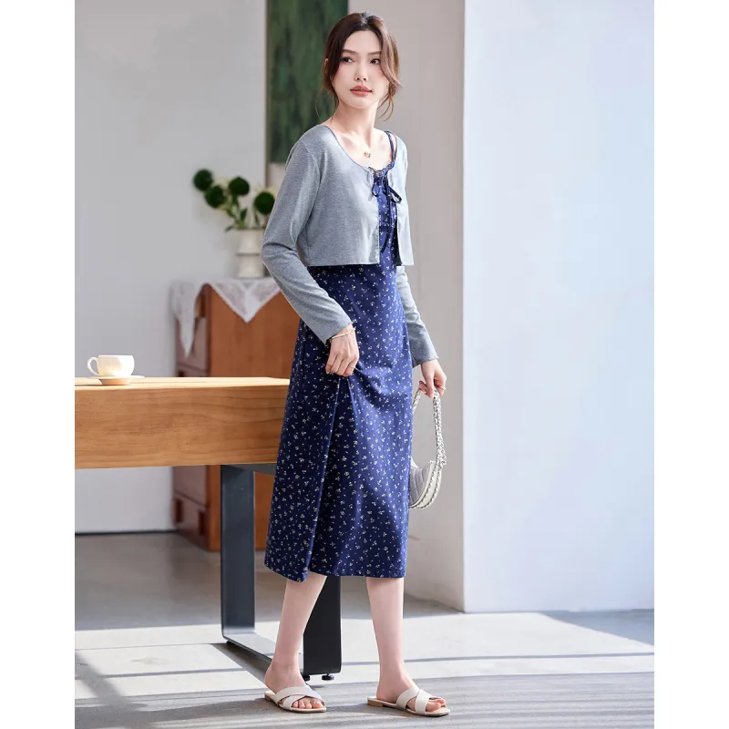TERRE BLEUE Two Piece Skirt Sets Women's-3