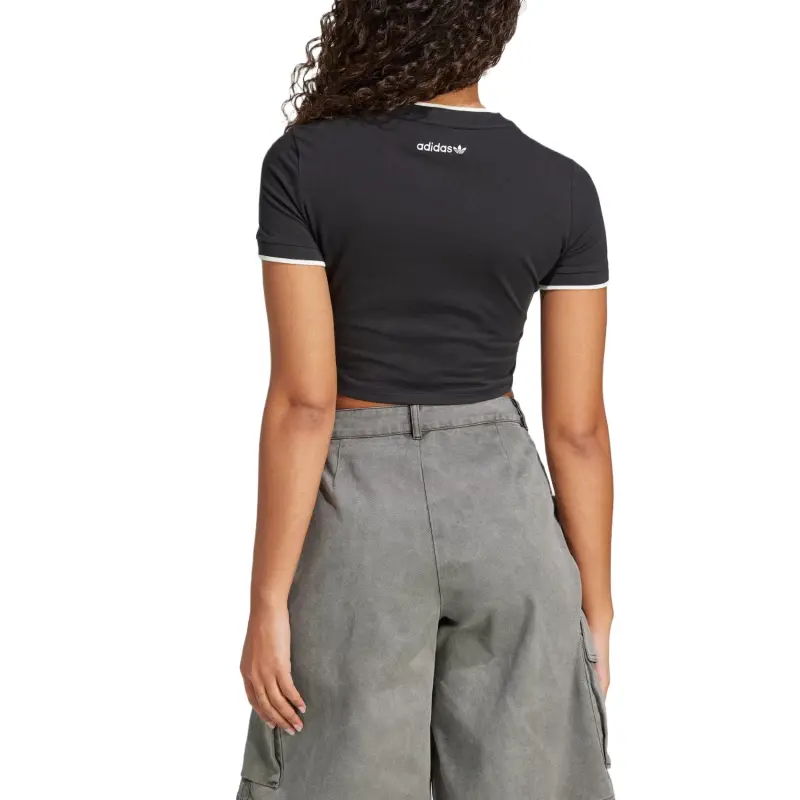 Adidas Regular T Shirt Women's Black-1