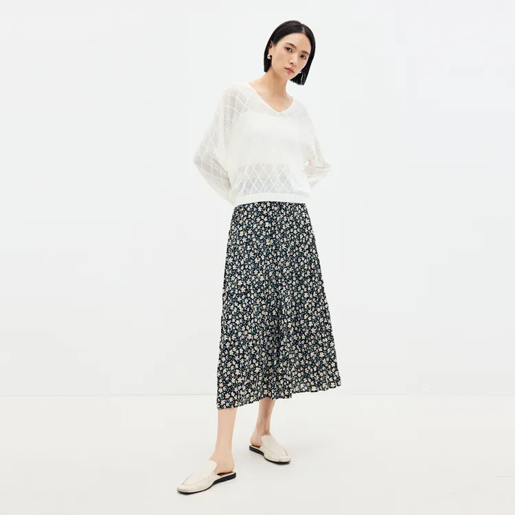 SHUIYUNJIAN Knitwear Women's Raw White-4