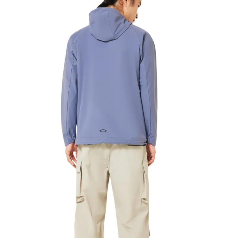 Oakley Skull Trusty Pullover Hoodie Sweatshirt Men's Blue Tar-4