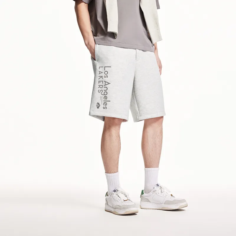 JACK JONES· x NBA Casual Shorts Men's G01 Lime Gray Heather Gray-2