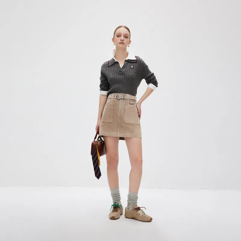 ONLY Leather Short Skirts Women's-9
