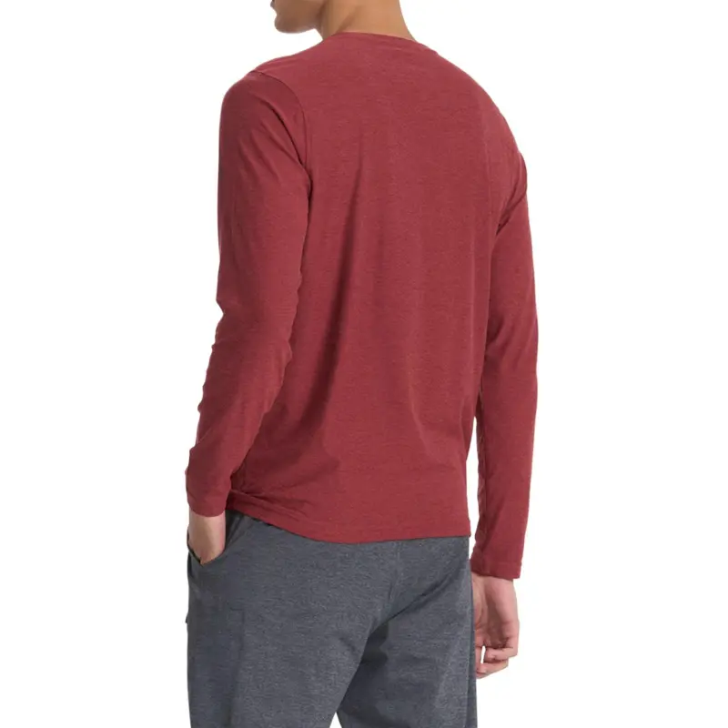 Vuori T Shirts Men Red/Currant Heather-2