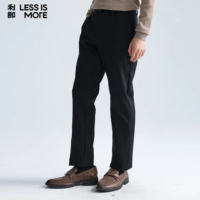 LESS IS MORE Casual Pants Men's Black-3
