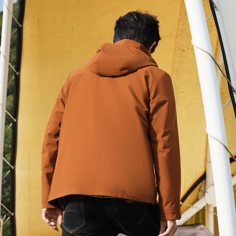 SEVEN Jackets Coats Men's Orange Yellow-2