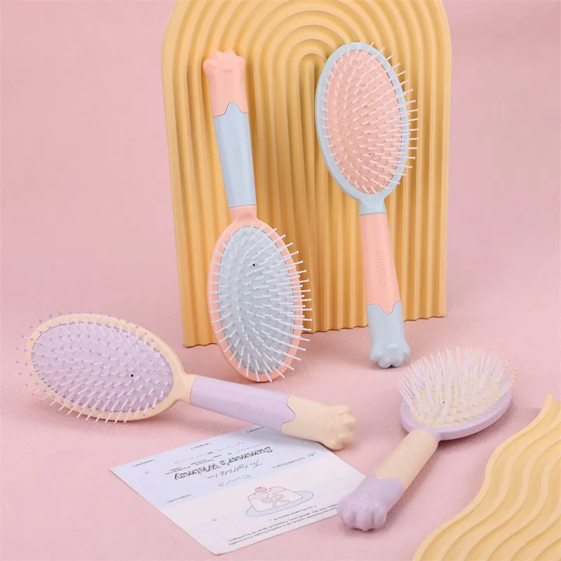 Love Of Wormwood Cartoon Air Cushion Cat Paw Cute Comb Massage-2