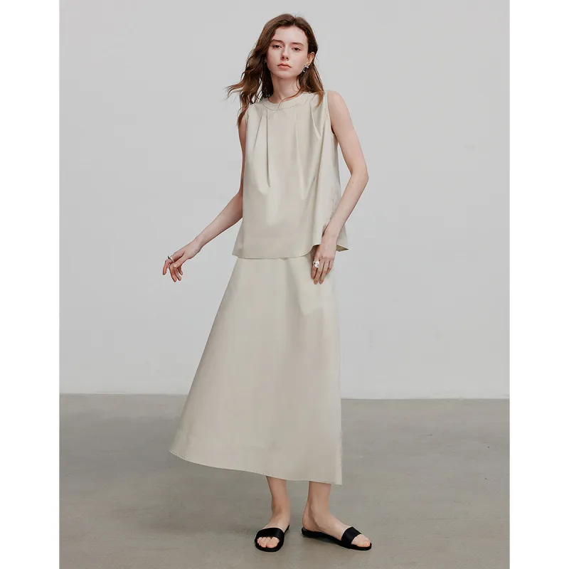 Initial Language Skirt Set Women's-5