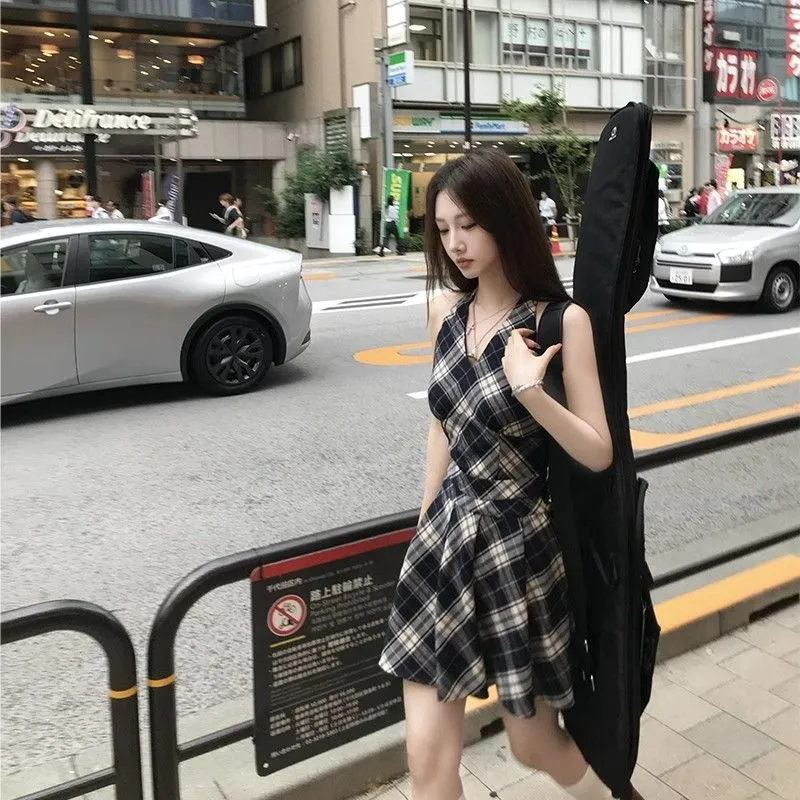 XIANSINIAO Sleeveless Dress Women's-2