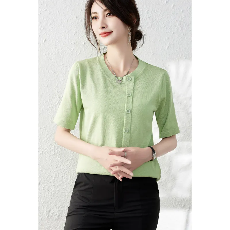 Love Elaine Knitwear Women's Pea Green-1