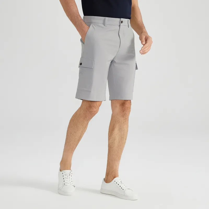 Satchi Casual Shorts Men Light Gray-5