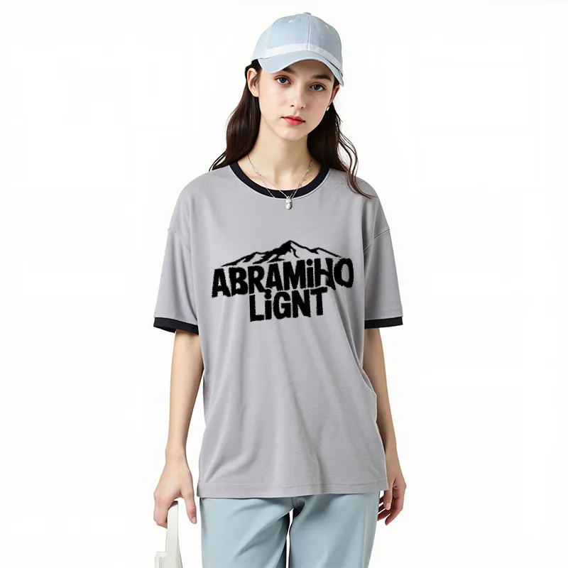 FAIRWHALE Drop Shoulder Sleeve T Shirt Women's-22