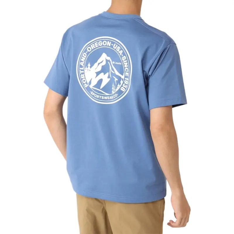 Columbia T Shirts Men Blue-3