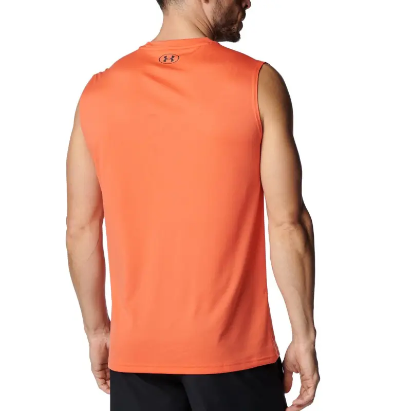 Under Armour SS25 Tank Top Men's Orange Red-1