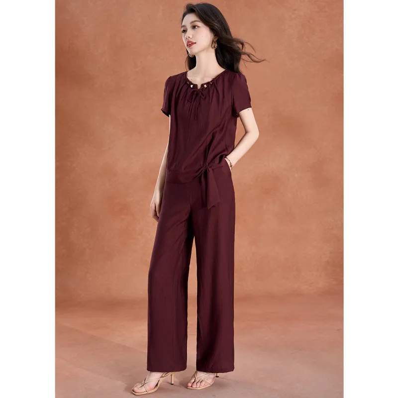 Mylan Casual Suits Women's Red-5