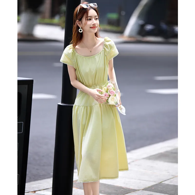 Still Quiet Short Sleeved Dress Women's-1