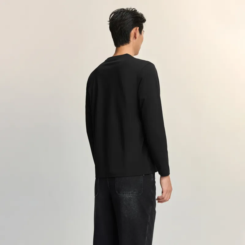 HLA Long Sleeved T Shirts Men's-5