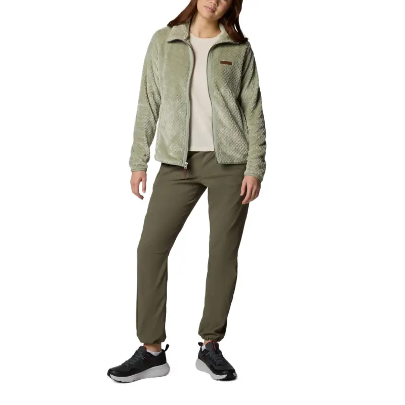 Columbia Fire Side Velvet-feel Coat Women's Green-3