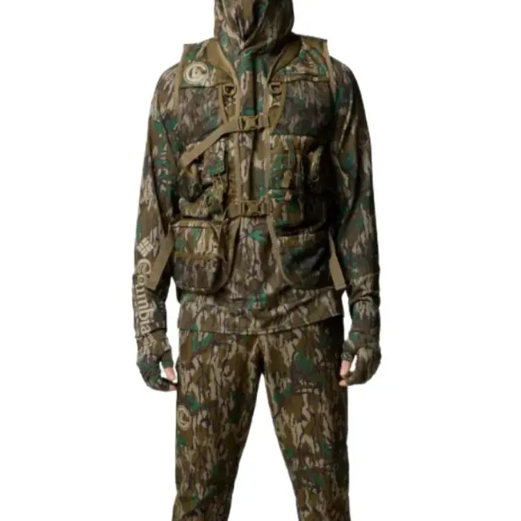 Columbia x Luke Combs CSC Tank Tops Men's Moss Oak Green Camouflage-2