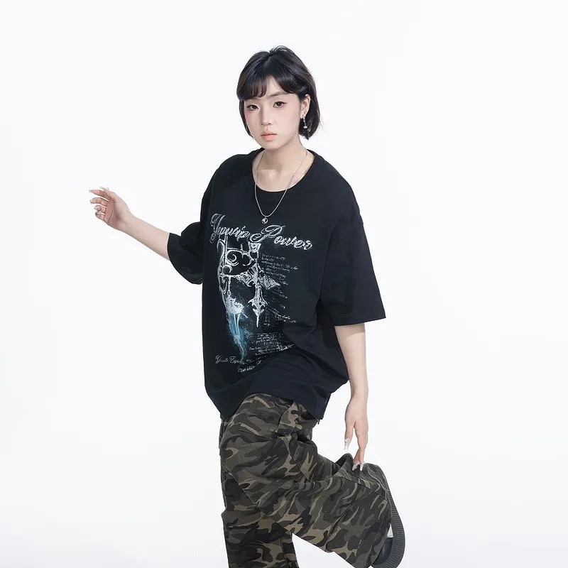 YEP Summer Regular T Shirt Unisex Black-3