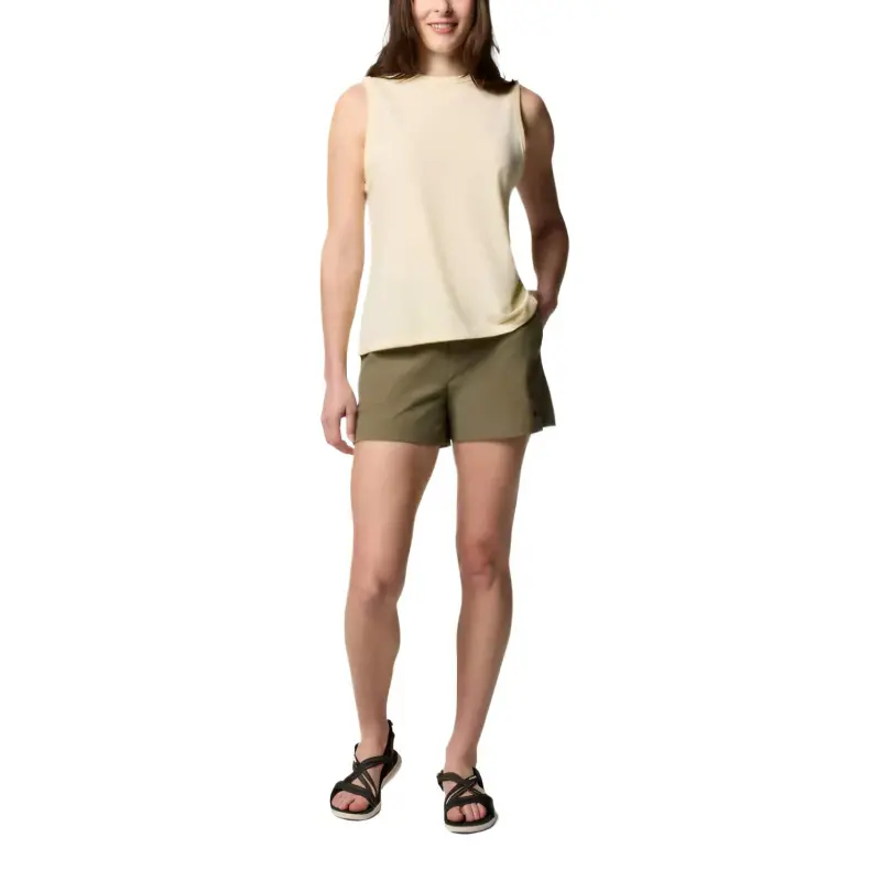Columbia Sun Trek Tank Tops Women's Lemon-3