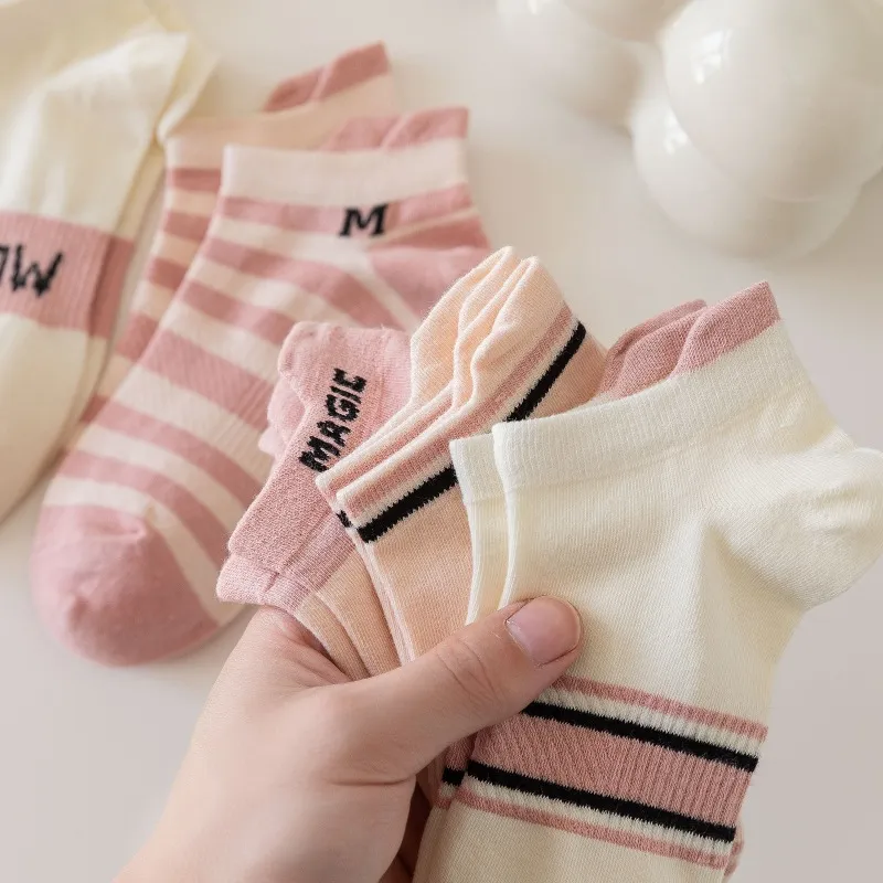 Gentle Welcome All Season All Ankle Socks Women's 5 Pack-2